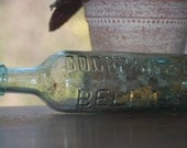 antique Cochran & Co. Belfast torpedo bottle, pale green no. 1