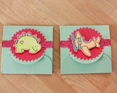 Mini Square Valentines with Envelopes - Set of 6