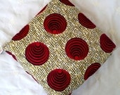 African Wax Print  Accent Pillow Covers - 16" X 16"