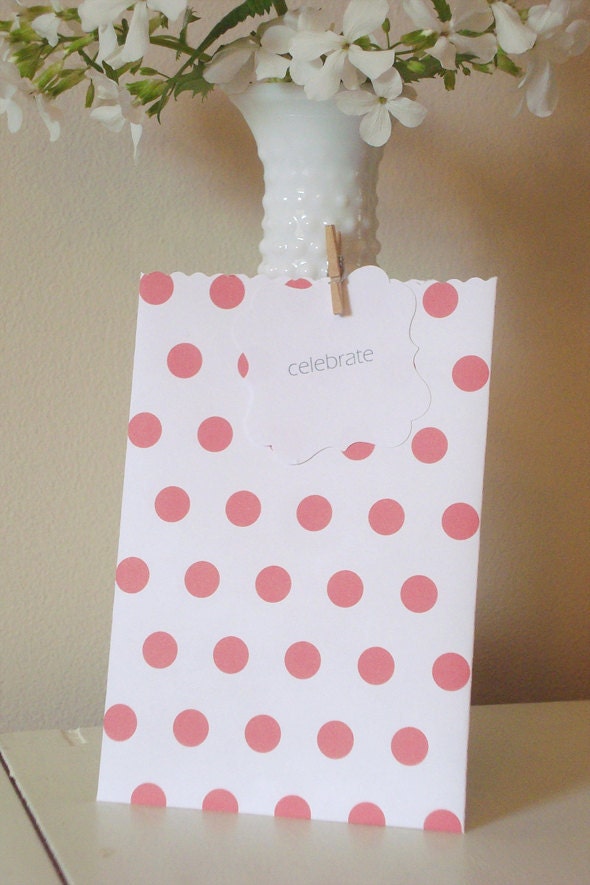 Polka Dot Treat Bags/Favor Bags