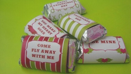 You Make My Heart Soar Mini Chocolate Bar Wrappers - DIY Printable Parties