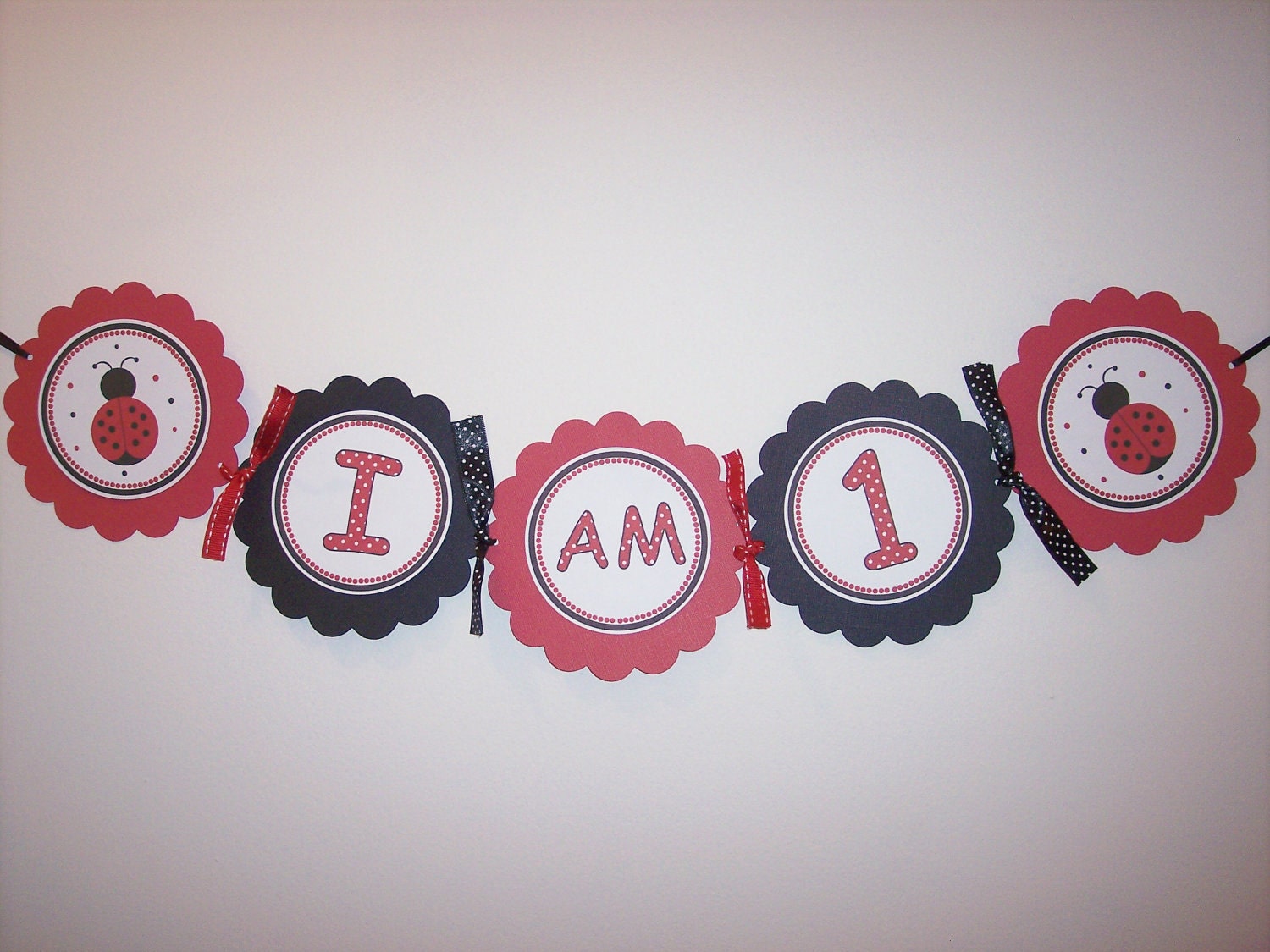 ladybug birthday banner