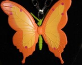Butterfly necklace & earrings