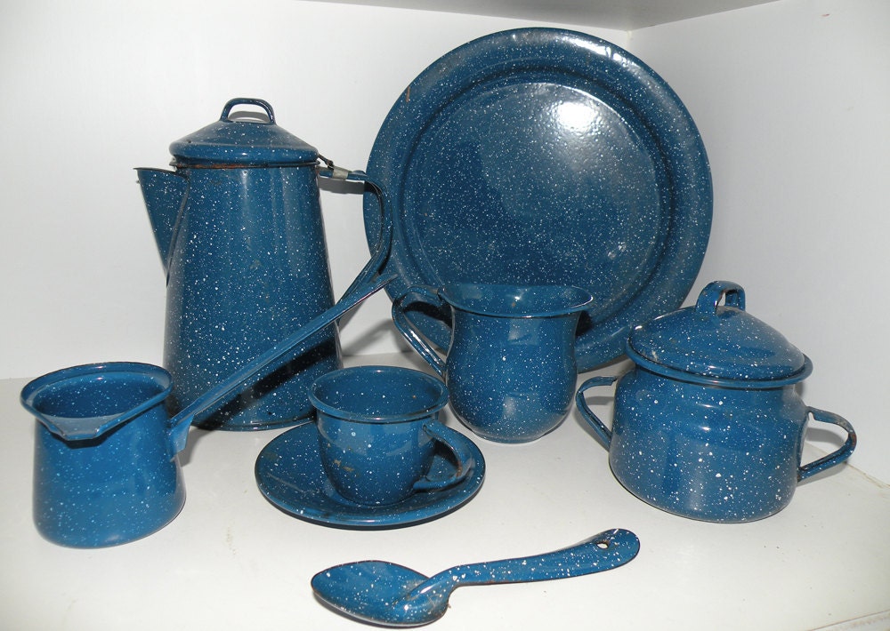 Blue Enamel Cookware