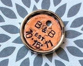 Lucky Penny For Her Shoe - Lucky Penny - Wedding Keep Sake - Keychain