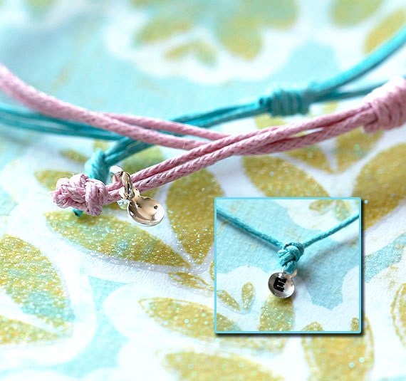 Sterling Silver Forget-Me-Knot Personalized Charm Bracelet
