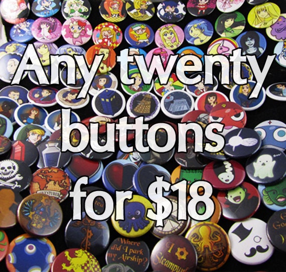 Any twenty buttons