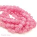 Dyed Jade, Pink, Round Coin, Puffed, Faceted, Gemstone Beads, 8mm, Sold by Full Strand, 48pcs - ID 816