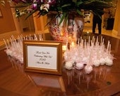 Wedding Cake Pops - Bridal Shower Bridesmaid Baby Shower White with soft Pink Cake Pop Favors