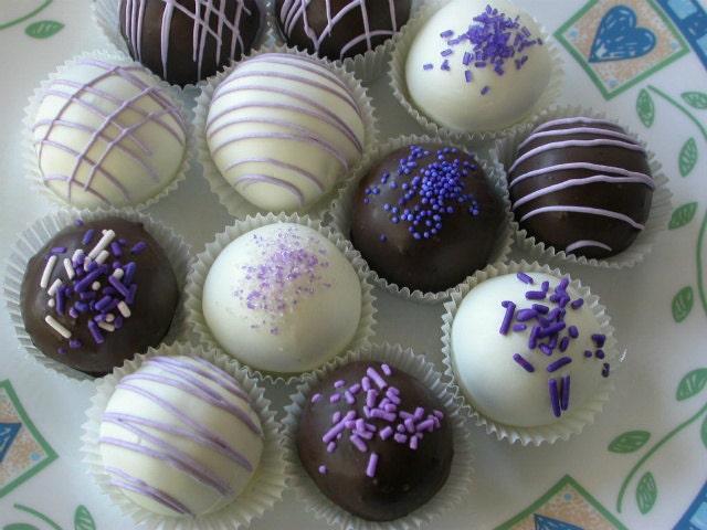 Wedding Cake Bite Truffles - Gourmet Bridal and Baby Shower Cake Bites custom made with quality ingredients Il_570xn