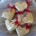 25 Edible Wedding Favors - Mini Heart Shaped Key Lime Scone Favors for your beach wedding
