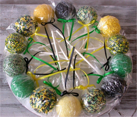 Cake Pops - Jamaican Me Crazy Birthday Cake Pop Party Favors