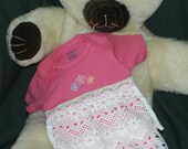 50% Off Sale- Bright Pink Baby Onesie Bodysuit