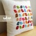 Sukan / Birds Linen Pillow Cover - 14x14