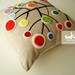 Pen Pattern Pillow Cover - 14x14