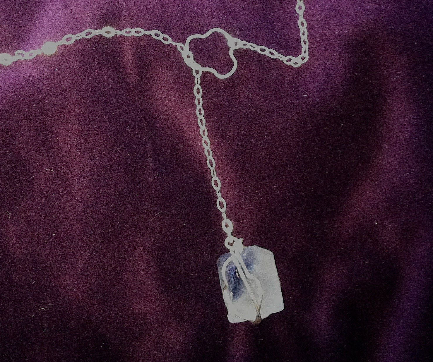 Perfectly Fluorite Lariat Necklace