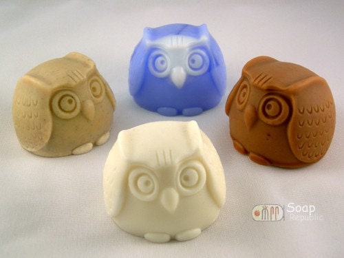 Owl Silicone Soap Mold ( Soap Republic )