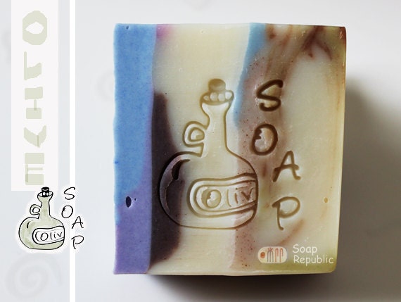Olive Soap / Acrylic Soap Stamp ( Soap Republic )