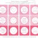 Instant Download-Valentines Day Collection-Cupcake Toppers:PINKS-Printable PDF