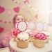Instant Download-Valentines Day Collection-Cupcake Toppers:PINKS-Printable PDF