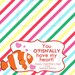 Valentine's Day Treat Bag Tags: oFISHally have my Heart -Printable PDF