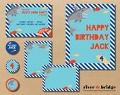 shark attack // printable party pack