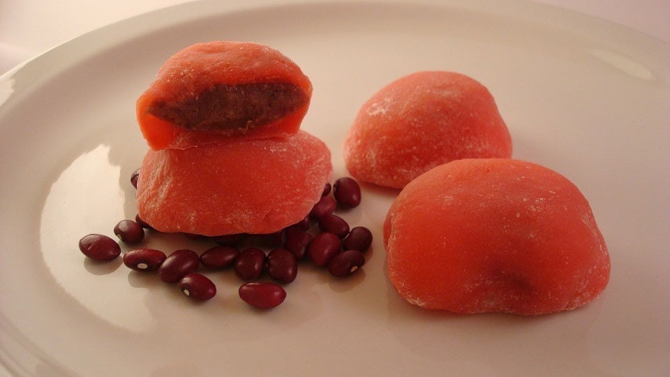 DAIFUKU  Mochi Rice Cake Pink- Vegan- Gluten Free