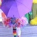 Clown Costume - Sewn petti tutu set - tutu, tie shirt , flower / bow headband, large flower pin, leg warmers