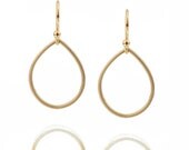 Simple Gold Earrings - Teardrop Earrings