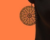 Black Dangle Earrings - Filigree - SEVILLA