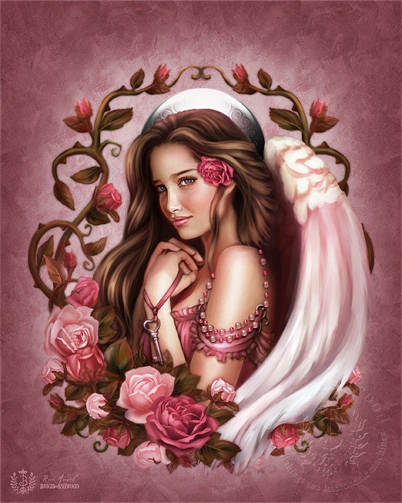 Angel Rose - Art Print - Brigid Ashwood