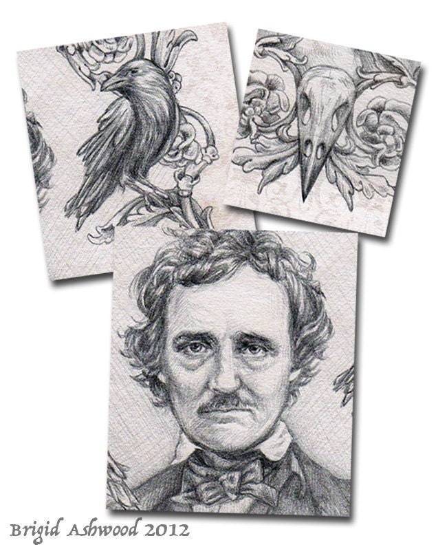 The Raven Edgar Allan Poe - Brigid Ashwood