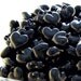 B516 - 24pcs Black Heart Plastic Charms