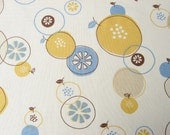 Japanese Cotton Fabric -- modern citrus fruit print by ricco-ricco