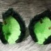 Zombie Cat Ear Clips Frankenstein