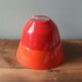 Husqvarna San-Plast Swedish Mixing Bowl Set, Red Orange Bold Color