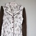 LAST DAY Vintage Childrens Dress / 1950s 1960s Little Girls Dress / Brown and White Animal Print / Vintage Kids Dress