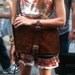 Handmade Leather messenger by Aixa Sobin on Etsy