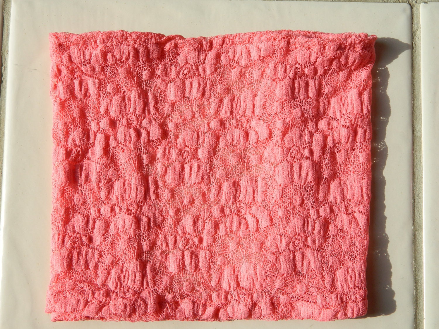Lace Bandeau, Bra Cover Up, Peach color