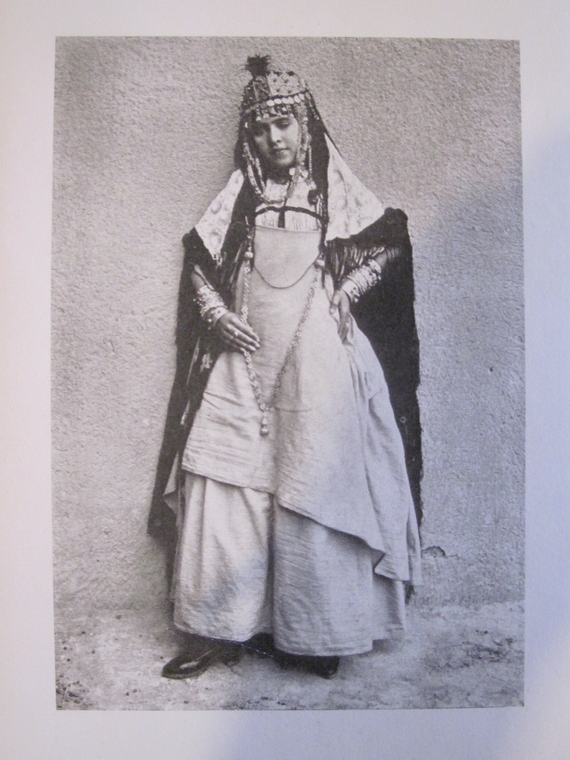 Algerian Dancing Girl Blank Card Nabila Tribal Belly Dancer