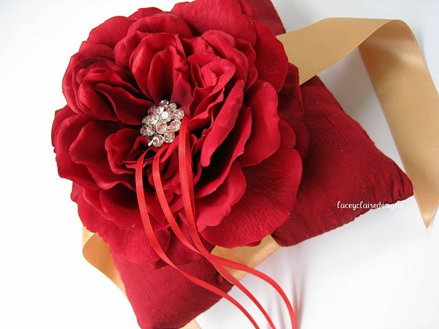 Ring Bearer Pillow Wedding Ring Pillow - Custom Made