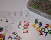 Number Themed Sensory Tub