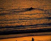 football at sunset