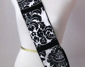 Cross Body Epipen Allery Sash - Le Fleur Delovely Damask Pattern - Carry All