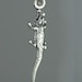 Gator Charm Small Sterling Silver Alligator Florida Everglades or Mascot