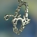 Hackamore Charm Bitless Bridle Horse Tack Horseback Riding Sterling Silver