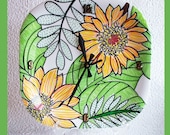 Wall Clock Hand Painted