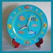 Plate Wall Clock Fish Pool Design