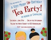 Invitation . Tiny Alice in Wonderland Collection . by Loralee Lewis