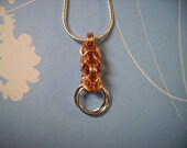 Mixed Metals Pendant  / Necklace